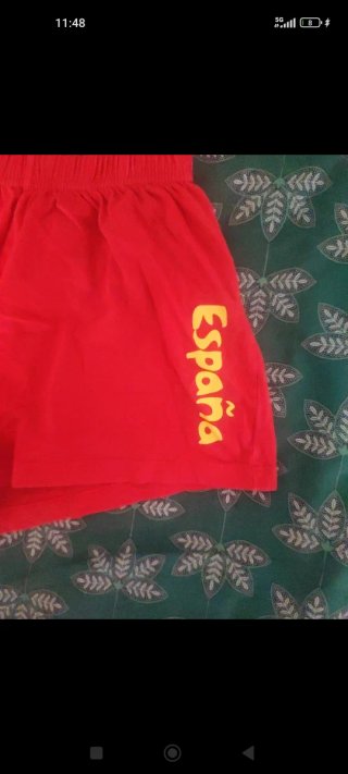 Pantalones cortos España Mundial 2014