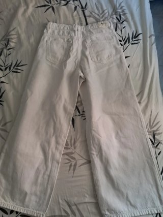 Pantalón blanco Mango Kids T.164