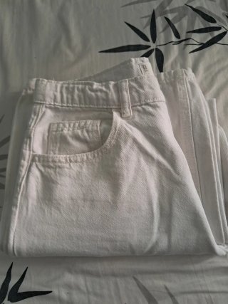 Pantalón blanco Mango Kids T.164