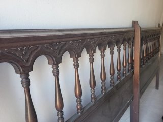 Cabeceros de madera antiguos