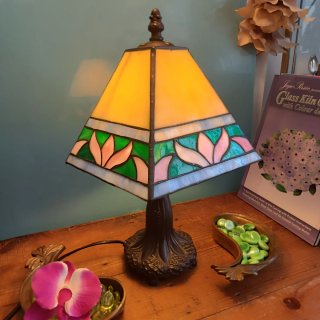 Lampada Tiffany in Cristallo e Metallo
