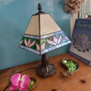 Lampada Tiffany in Cristallo e Metallo