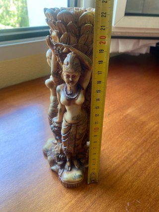 Jarrón decorativo figura mujer