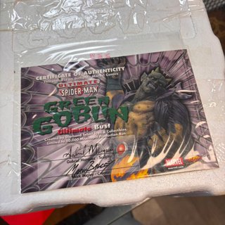 Busto Green Goblin Duende Verde Spiderman Marvel
