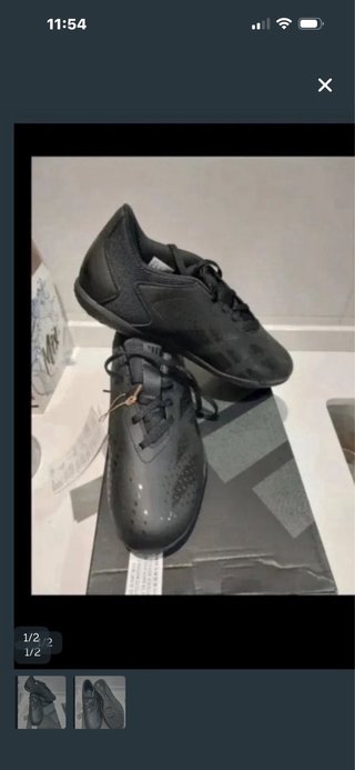 Zapatillas Adidas Futbol Sala Negras
