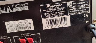 Receptor AV Pioneer VSX-D512 Plata