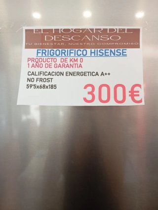 FRIGORÍFICO HISENSE 185cm