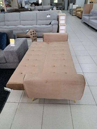 Sofá Cama Clic Clac Terciopelo Beige