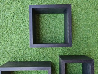 3 Cuadros Decorativos Madera Negros