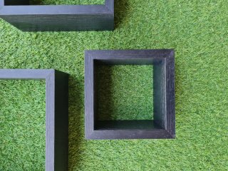 3 Cuadros Decorativos Madera Negros