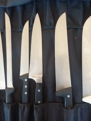 Kit 8 Cuchillos Arcos + Funda Profesional