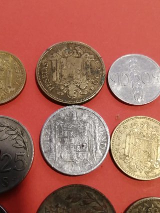 Lote de monedas españolas