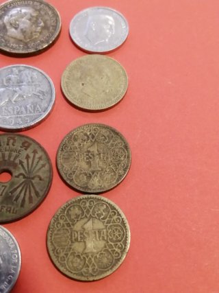 Lote de monedas españolas