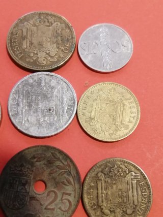 Lote de monedas españolas