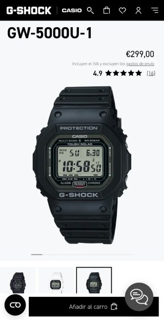 Casio G-Shock GW-5000U-1 El Príncipe