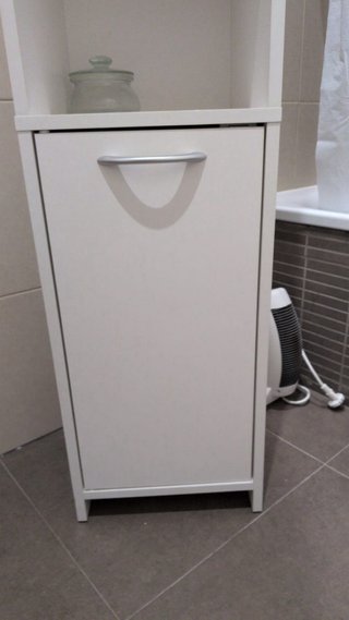 Armario Columna Baño Blanco