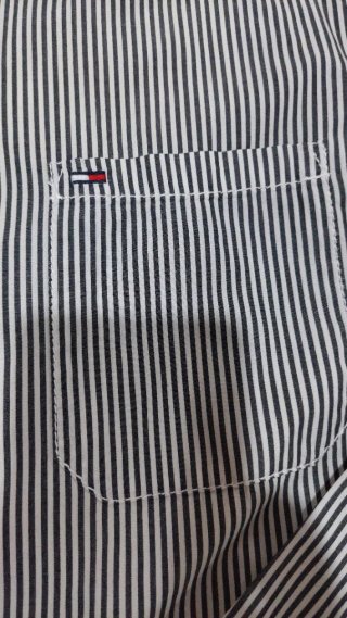 Camicia Tommy Hilfiger Uomo TG XL Righe
