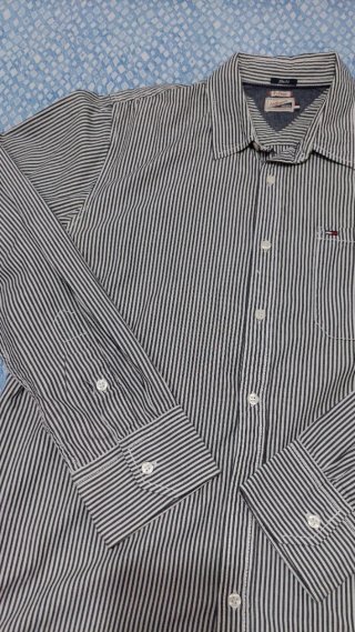 Camicia Tommy Hilfiger Uomo TG XL Righe