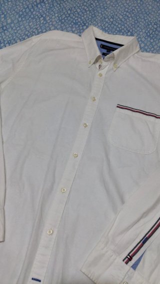 Camicia Tommy Hilfiger Uomo XXL Bianca