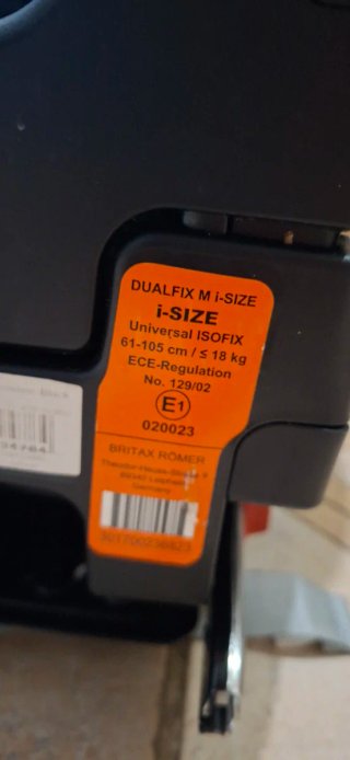 Silla Coche Britax Römer Negra