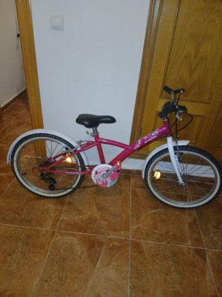 Bicicleta niña rosa Btwin