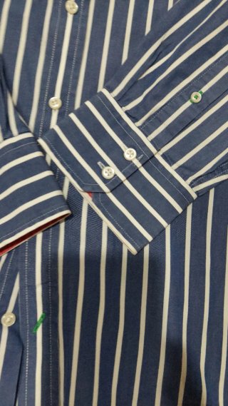 Camicia Tommy Hilfiger Uomo XL Righe Blu Bianco