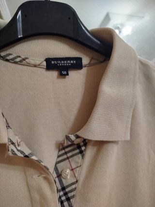 Polo Burberry Blanco