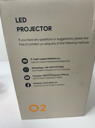 Proyector Portátil WiFi6 Bluetooth 5.4 AKIYO