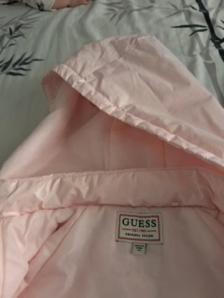 Chaqueta Guess entretiempo rosa talla 14