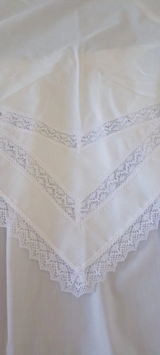 Manteletas Fallera Huertana Blancas