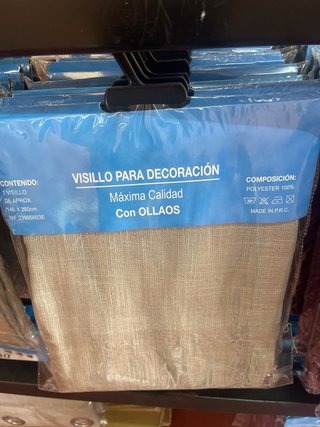 Cortinas  Lino con Ollaos 145x260