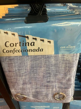Cortinas  Lino con Ollaos 145x260