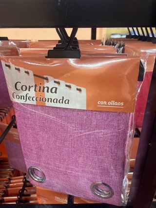 Cortinas  Lino con Ollaos 145x260
