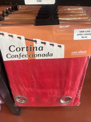 Cortinas  Lino con Ollaos 145x260