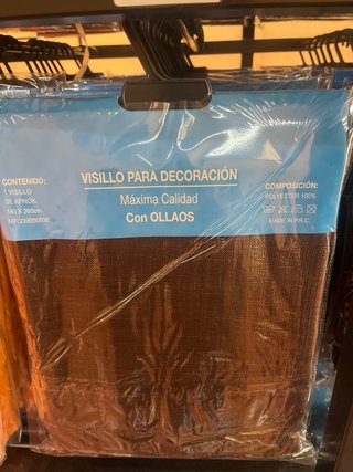 Cortinas  Lino con Ollaos 145x260