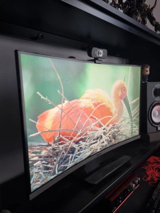 Pantalla Curva Samsung 27" Negra