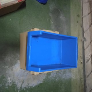 Cajas de embalaje de plástico azul