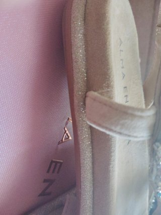 Sandalias Alma en Pena Beige con Pedrería