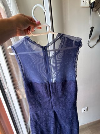 Vestido Guess Azul Encaje original