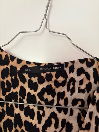 Vestido Sfera Leopardo Talla S