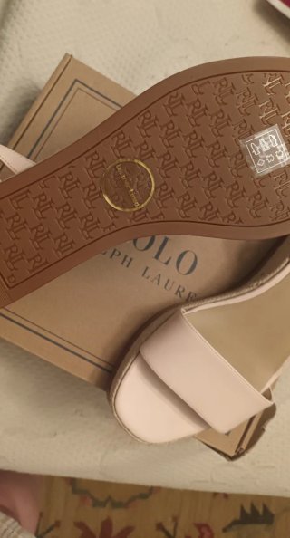 Alpargatas Ralph Lauren Rosa/Beige