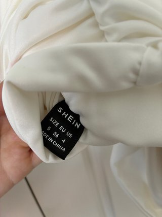 Vestido corto Shein blanco