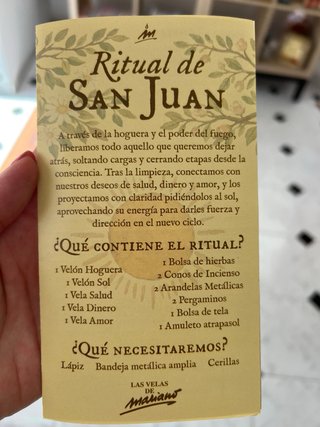 Kit Ritual San Juan Velas Mariano