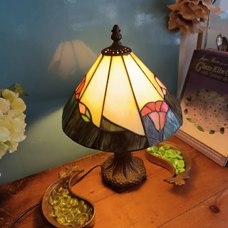 Lampada Tiffany in Vetro e Metallo