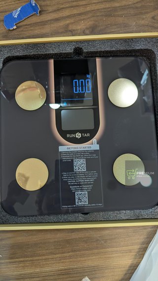 RunSTAR Báscula de Baño Inteligente con Pantalla VA 8