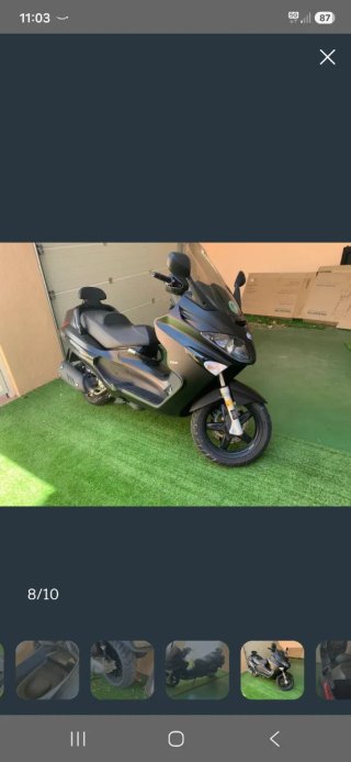 Piagiio 125 X Evo Scooter Negra mate