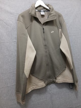 Felpa Nike Air Tracktop Taglia L Verde Oliva