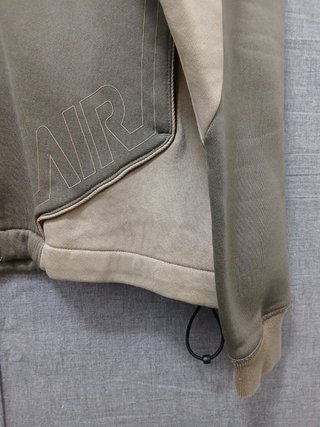 Felpa Nike Air Tracktop Taglia L Verde Oliva