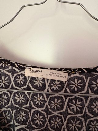 Vestido largo estampado Pull&Bear Talla XS