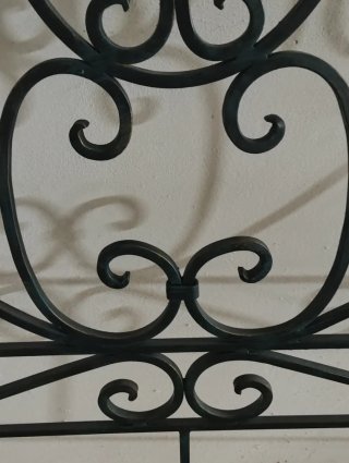 Cabecero forja artesano